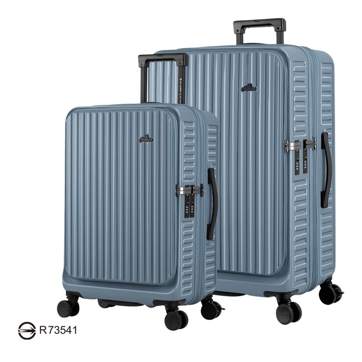 Arowana 25吋 + 29吋 河馬煞車行李箱 (2.0) 組合 石藍