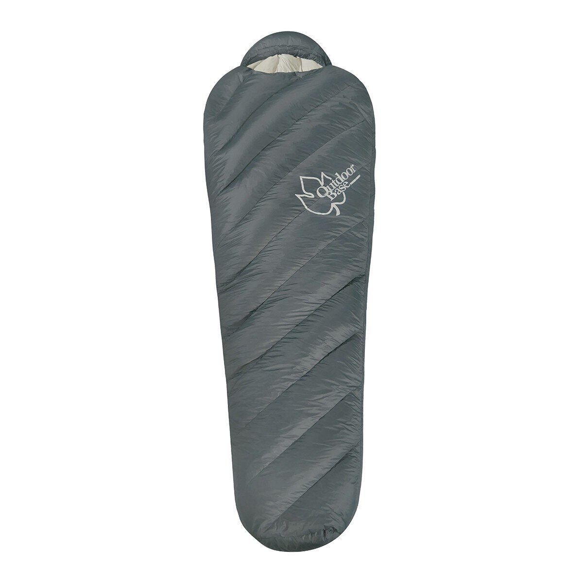 OutdoorBase 600FP 成人羽絨睡袋 灰色 右拉鍊