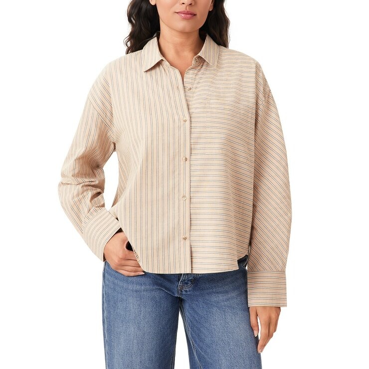 Scotch & Soda 女長袖襯衫 棕 XL Scotch & Soda 女長袖襯衫 棕 XL