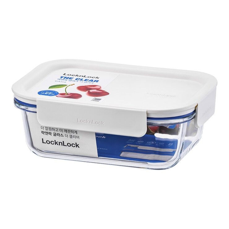 樂扣樂扣 新美學玻璃保鮮盒 含蓋10件組