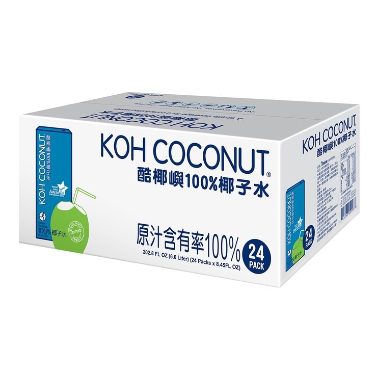 KOH 純椰子水 250毫升 X 24入
