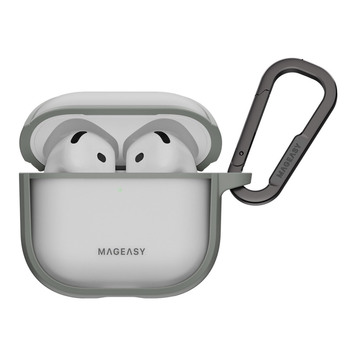 MAGEASY Roam 城市漫遊耳機保護殼 AirPods 4 霧透灰