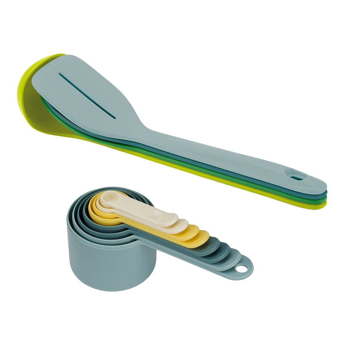 Joseph Joseph 聰明收納料理鏟杓 + 堆疊量匙 12件組