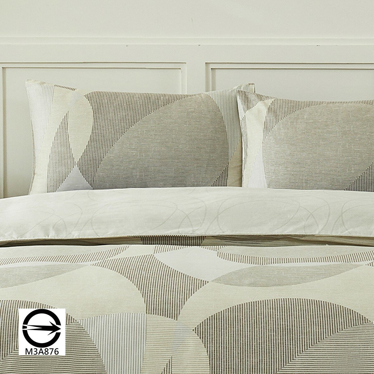 HOYACASA 300織純棉雙人加大床包兩用被套四件組 182公分 X 190公分 共鳴