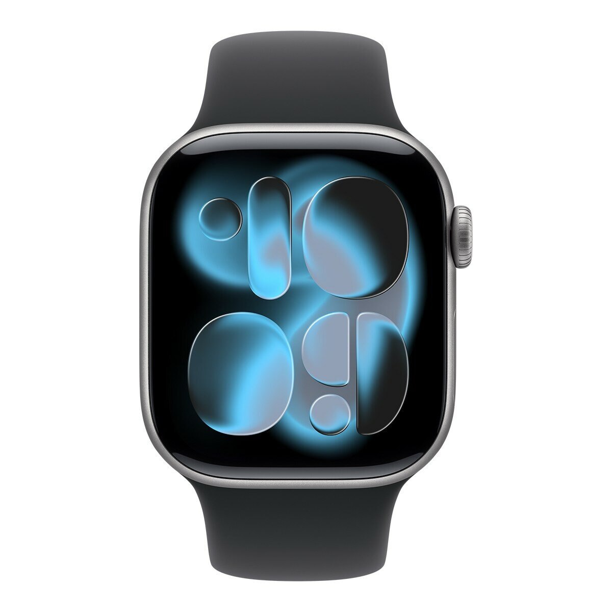Apple Watch Series 11 GPS 42公釐 太空灰色鋁金屬錶殼 附黑色運動型錶帶 S/M