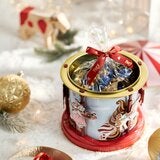 Frey 綜合瑞士巧克力球 旋轉木馬款音樂鐵盒 380公克 Frey 綜合瑞士巧克力球 旋轉木馬款音樂鐵盒 380公克
