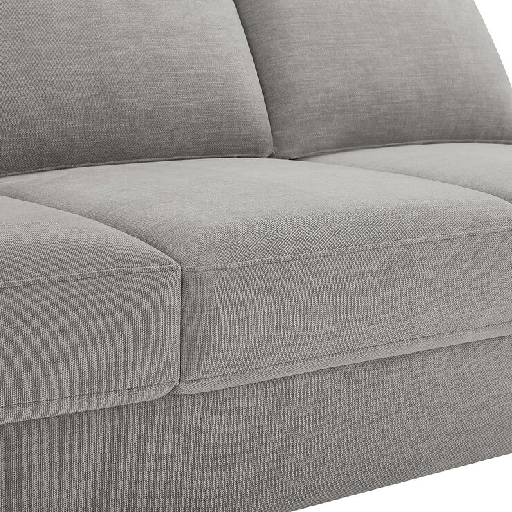 Thomasville L型布面沙發床 淺灰色