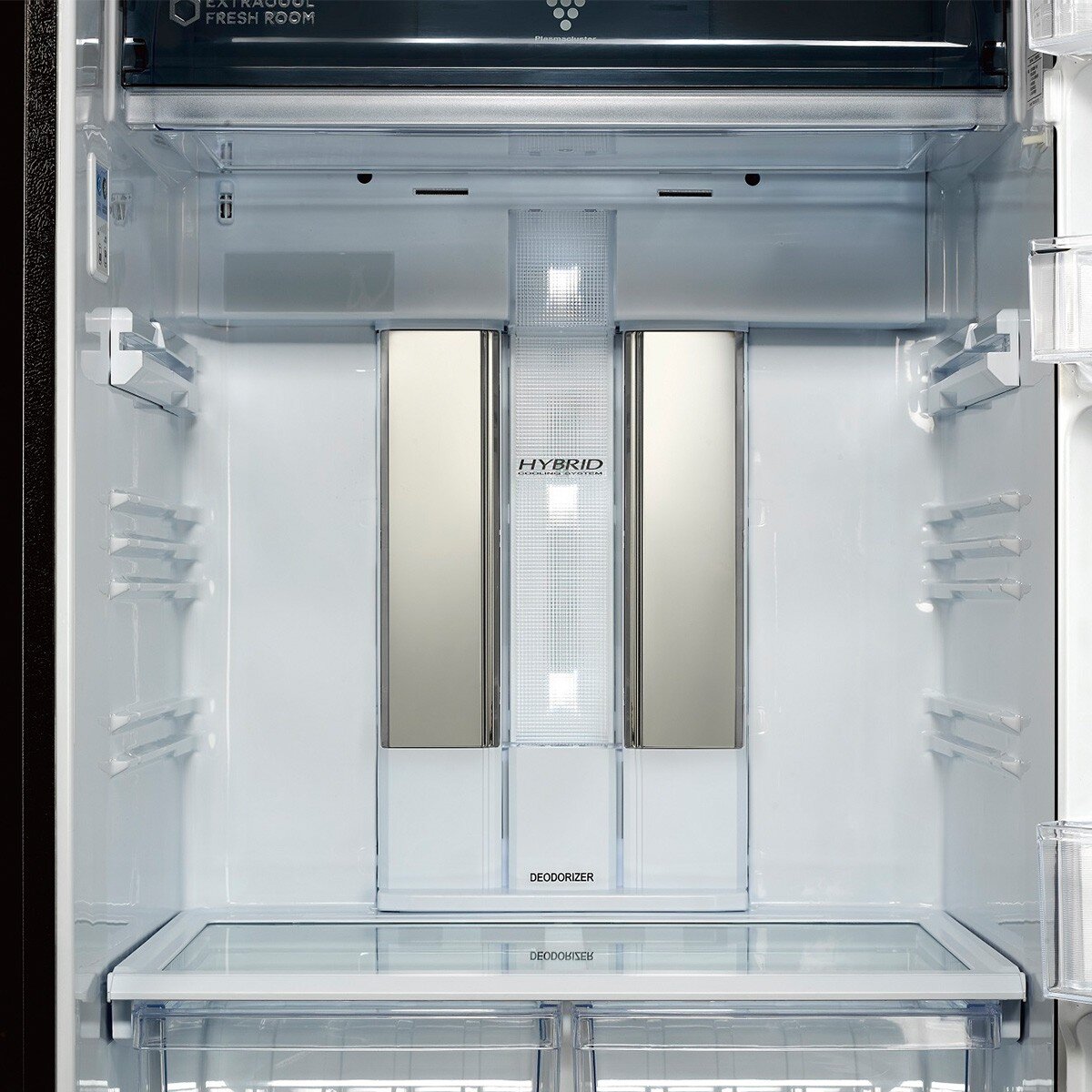 夏普 583公升 玻璃鏡面變頻雙門冰箱 SJ-GD58V-SL