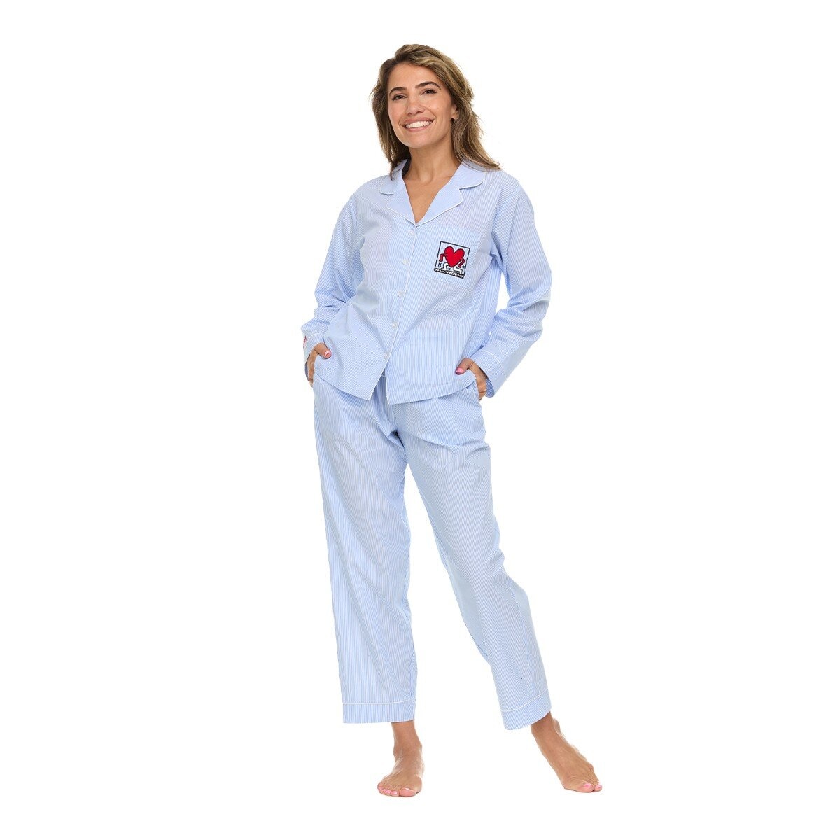 Keith Haring 女長袖睡衣套組