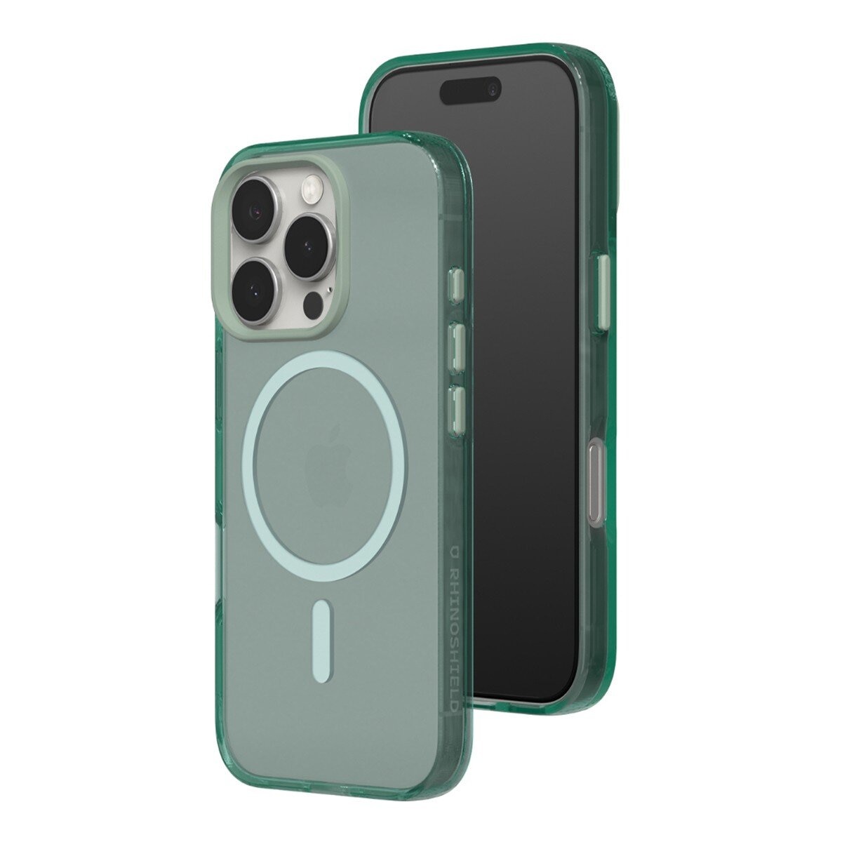 犀牛盾 iPhone 16 系列 JellyTint MagSafe 兼容 半透明有色手機殼 - 相機鍵開孔版 + 9H 抗藍光鋼化玻璃保護貼