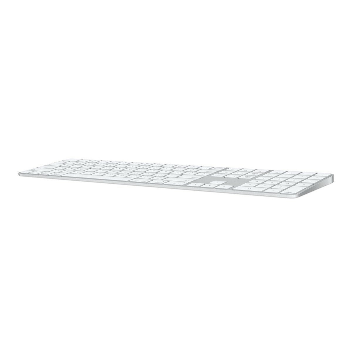 Apple 巧控鍵盤 含 Touch ID 與數字鍵盤 適用於配備 Apple 晶片的 Mac 機型 中文(注音) 白色按鍵 Apple 巧控鍵盤 含 Touch ID 與數字鍵盤 適用於配備 Apple 晶片的 Mac 機型 中文(注音) 白色按鍵