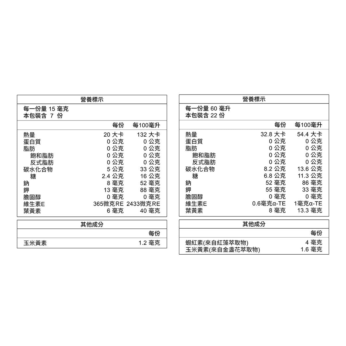 白蘭氏 強化型葉黃素晶亮組 葉黃素飲 60毫升 X 22入 + 葉黃素凍 15公克 X 7入 白蘭氏 強化型葉黃素晶亮組 葉黃素飲 60毫升 X 22入 + 葉黃素凍 15公克 X 7入