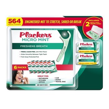 Plackers 薄荷微香牙線棒 564入 (90支 6入+12支 2入) Plackers 薄荷微香牙線棒 564入 (90支 6入+12支 2入)