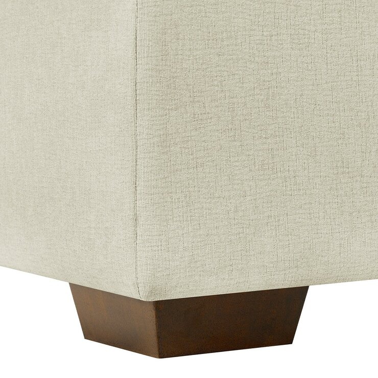 Thomasville L型布面沙發床 淺米色