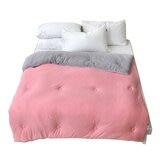 La Belle 雙人可水洗針織雲朵抱抱被 180公分 X 210公分 粉