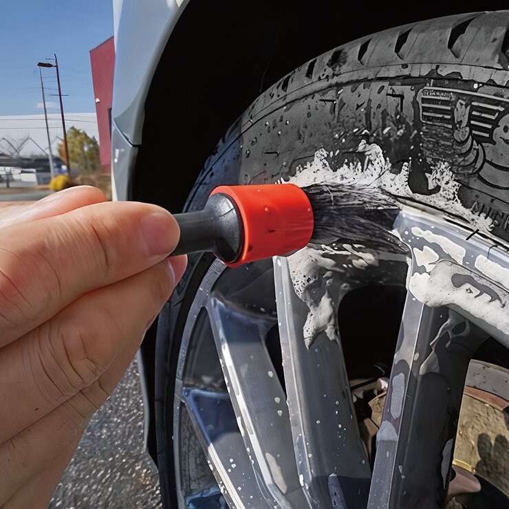 Soft99 DiGloss 好神輪胎刷 + 輪圈細毛刷 + 輪圈刷