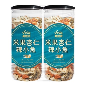 萬歲牌米果杏仁辣小魚 340公克 X 2罐 萬歲牌米果杏仁辣小魚 340公克 X 2罐