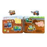 Baby趣味學習貼貼書(4書第一輯)+多重點讀筆