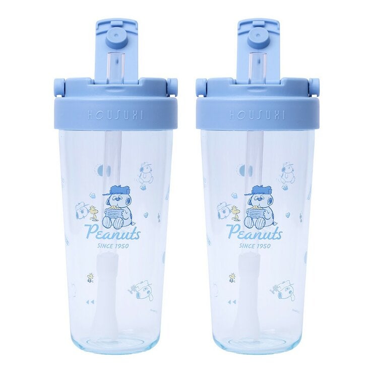 HOUSUXI 舒希 Peanuts Tritan 輕透舒吸杯 760毫升 X 2件組 HOUSUXI 舒希 Peanuts Tritan 輕透舒吸杯 760毫升 X 2件組