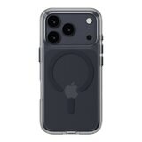 MAGEASY Bright M 不發黃軍規磁吸透明殼 iPhone 17 Pro(午夜磁圈) + 鏡頭保護貼Lenz(炫彩) + Vetro 9H 鋼化玻璃保護膜