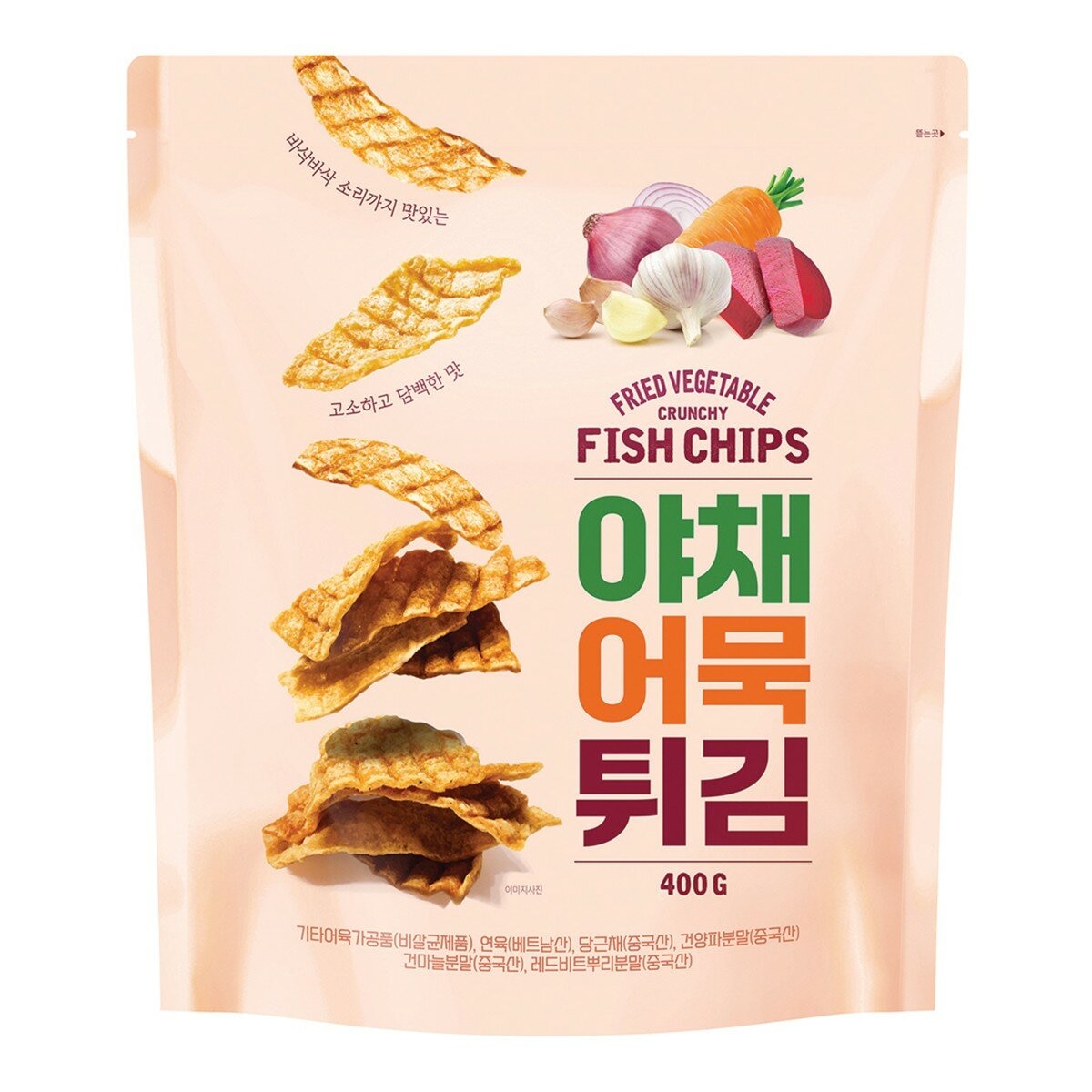 蔬菜香酥魚片 400公克