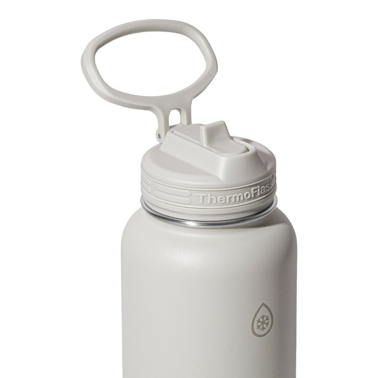 Thermoflask 不鏽鋼保冷保溫瓶 946毫升 X 2件組 海草綠+灰褐