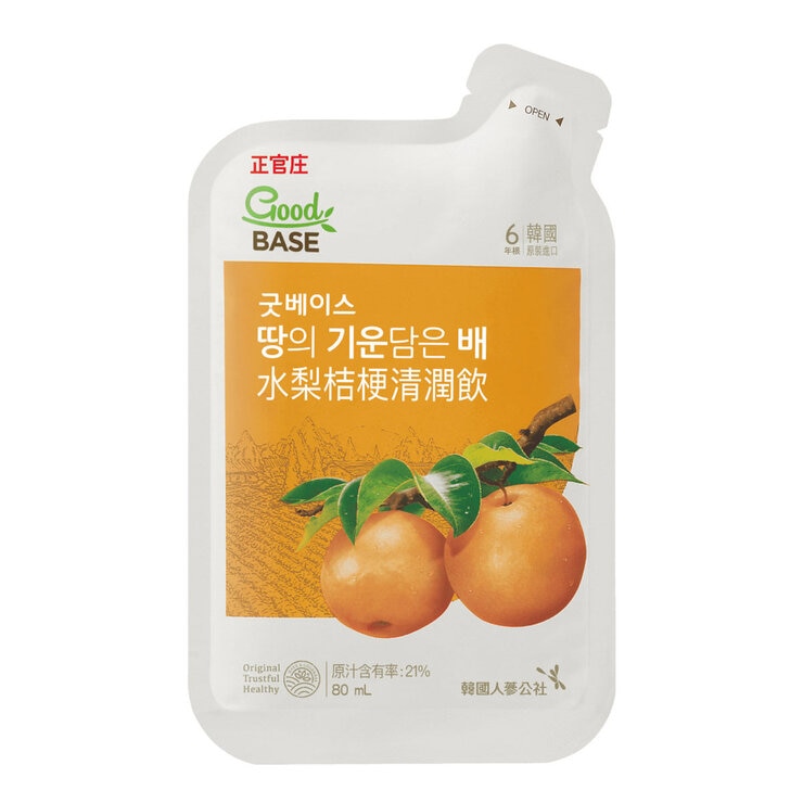 JKJ GoodBASE Pear 80 ml X 30-Pack