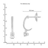 0.45克拉 圓形鑽石耳環 VS2/I 0.45克拉 圓形鑽石耳環 VS2/I