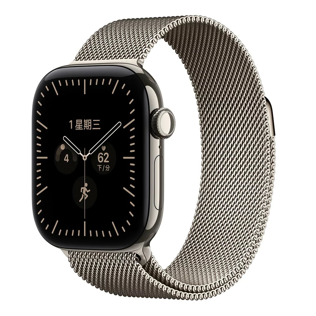 Apple Watch Series 12 (GPS + 行動網路) 42公釐 鈦金屬錶殼 米蘭式錶環 商品圖 1