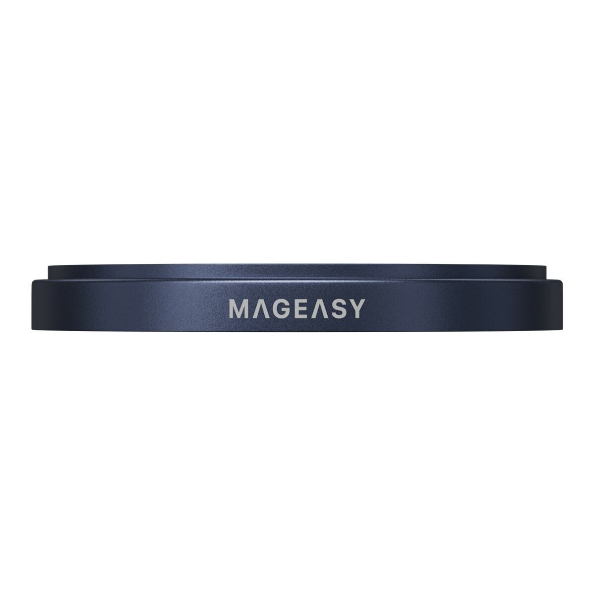 MAGEASY Bright M 不發黃軍規磁吸透明殼 iPhone 17 Pro Max(午夜磁圈) + 鏡頭保護貼Lenz(午夜) + Vetro 9H 鋼化玻璃保護膜