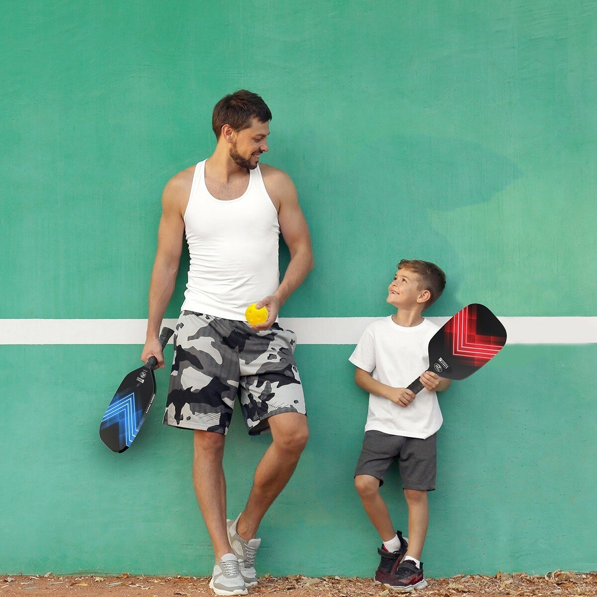 KASACA 無邊框碳纖維匹克球拍套組 KASACA 無邊框碳纖維匹克球拍套組