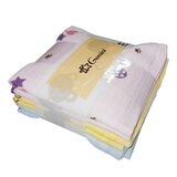 Gemini 純棉無捻紗布方巾 6入 34公分 X 34公分