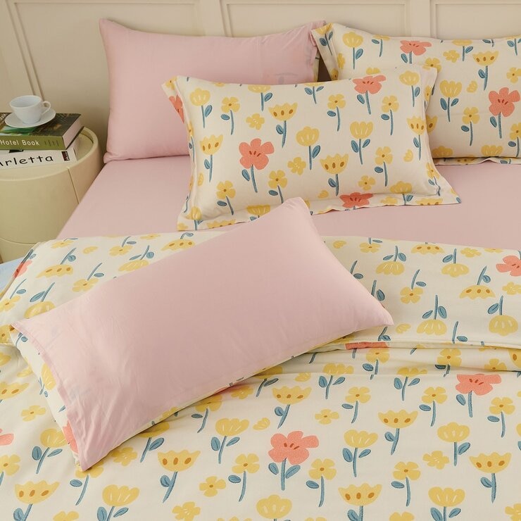 Don Home 萊賽爾雙人兩用被套6件組 語菓