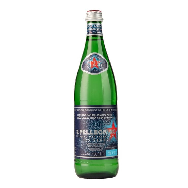 San Pellegrino 聖沛黎洛 天然氣泡水 750毫升 X 12瓶