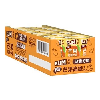 克寧 芒果高纖牛奶 198 毫升 X 24 入