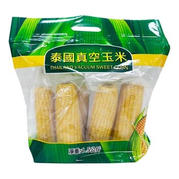 泰國真空黃金玉米 1.5公斤/5入