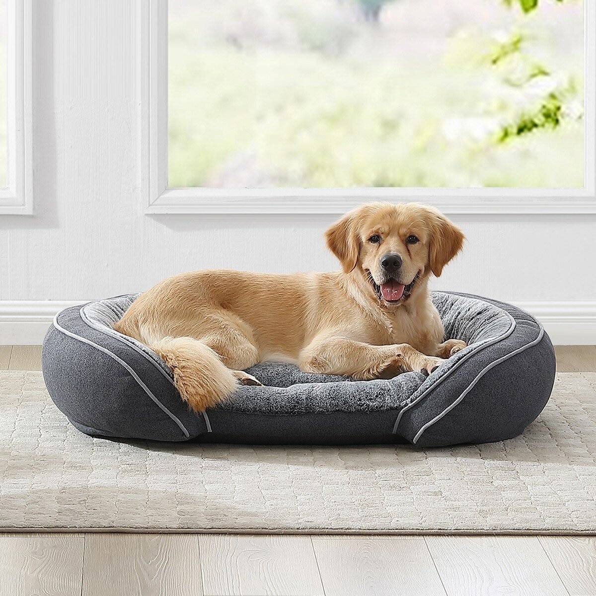 科克蘭 寵物沙發床 104公分 X 78公分 X 22公分 淺灰