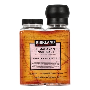 Kirkland Signature 科克蘭 喜馬拉雅山粉紅玫瑰鹽及補充瓶 737公克