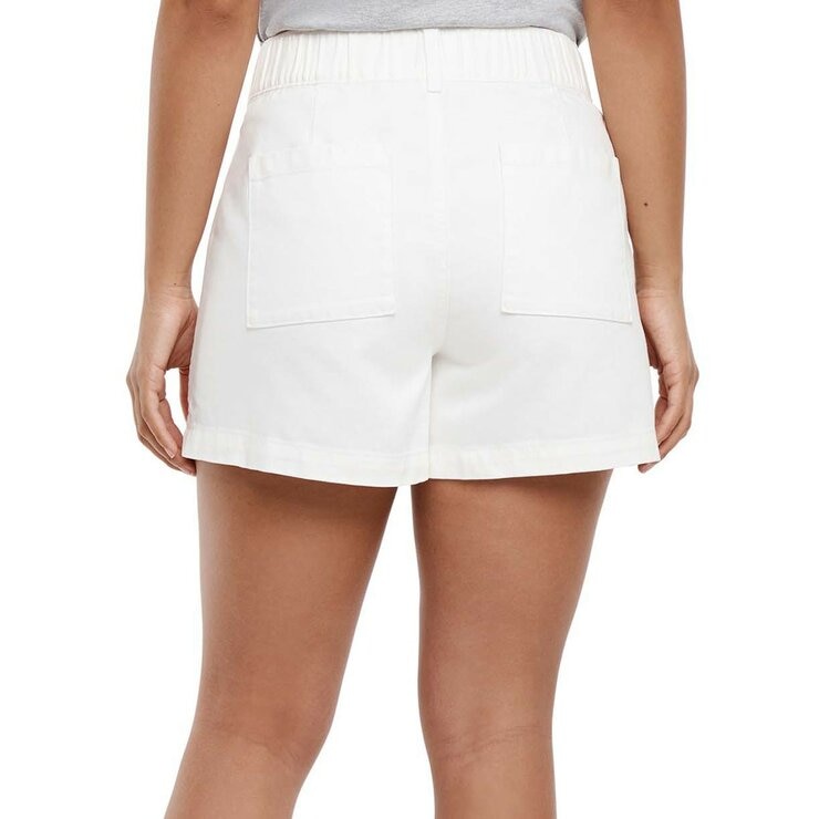 GAP 女鬆緊腰短褲 白