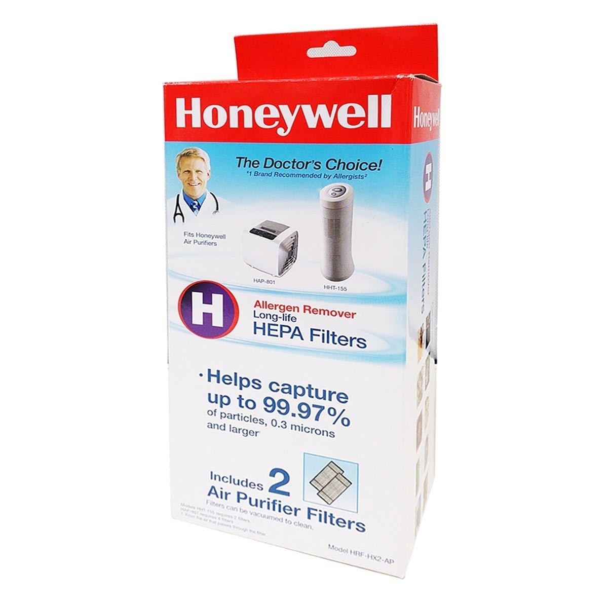 Honeywell 長效型 True HEPA 濾網 2入 X 2盒 HRF-HX2-AP