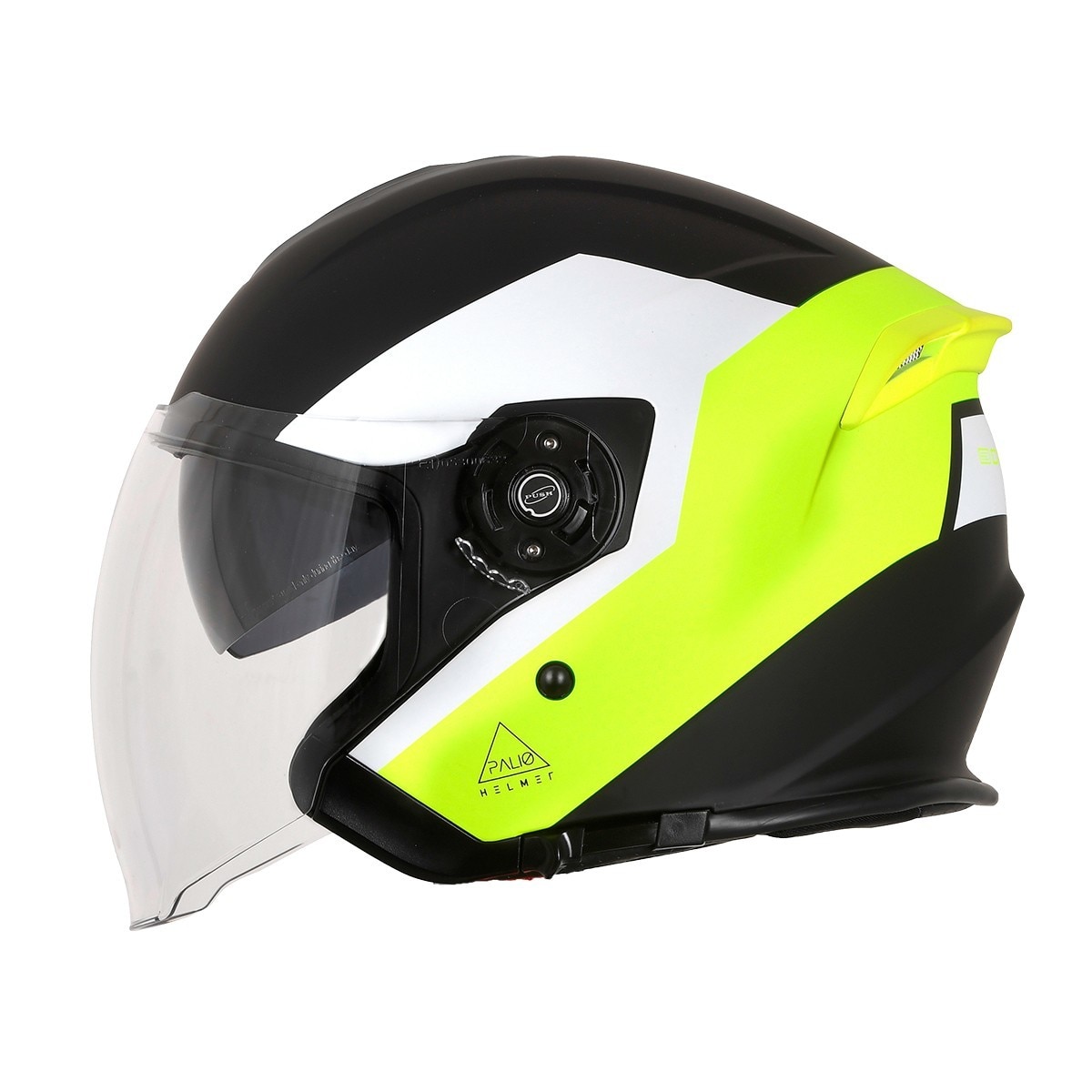 Origine Palio 2.0 3/4 雙鏡片防護頭盔 消光螢光黃黑 S