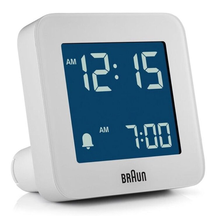 德國百靈 數位鬧鐘 白 #BC09W