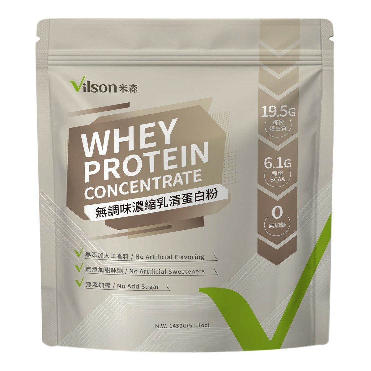 米森 無調味濃縮乳清蛋白粉 1450公克 米森 無調味濃縮乳清蛋白粉 1450公克