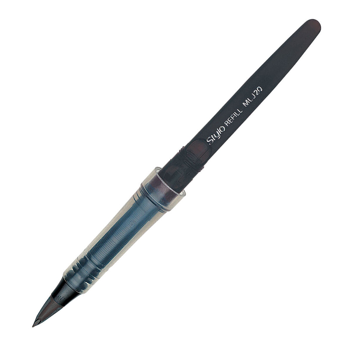 Pentel MLJ20 德拉迪塑膠鋼筆替芯 12支 黑色