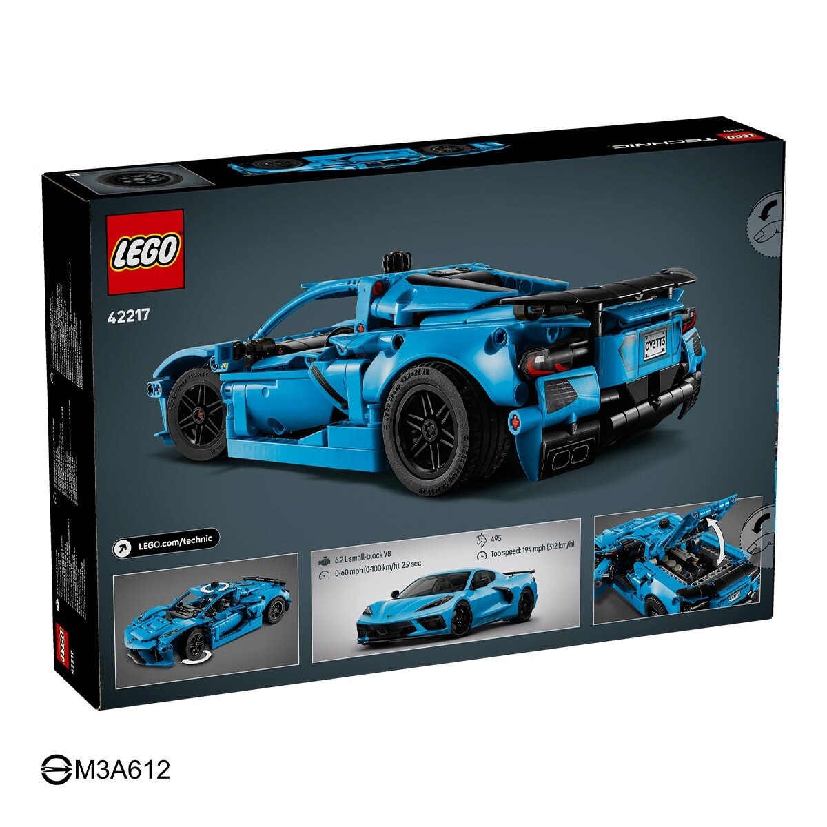 LEGO 科技系列 藍色跑車模型 42217
