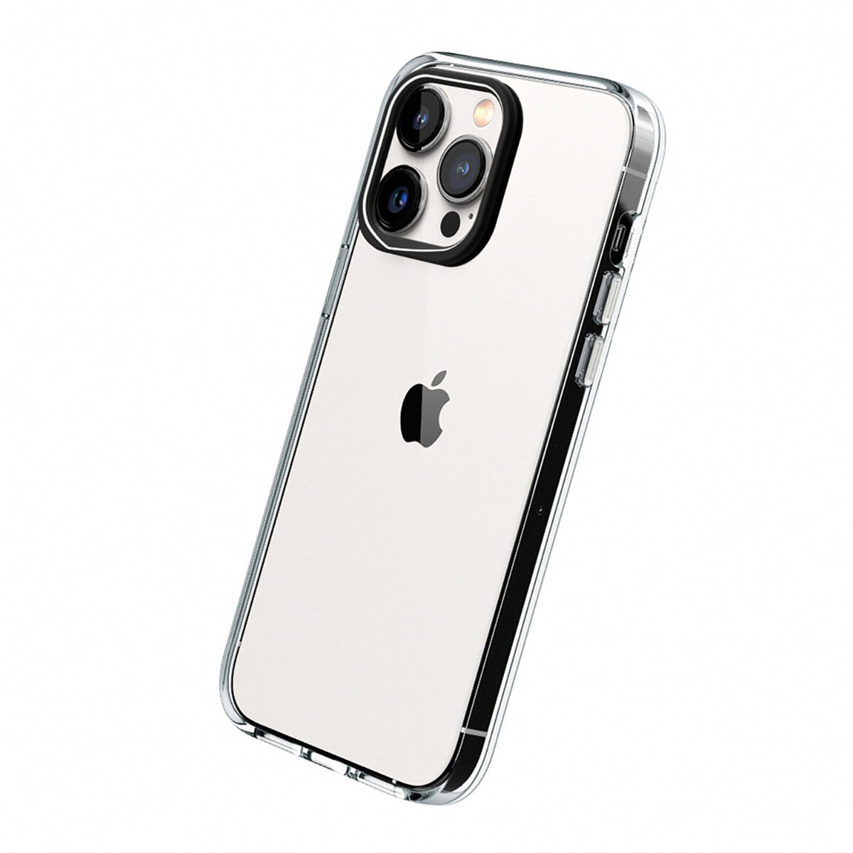 犀牛盾 iPhone 14 Pro Max Clear 透明防摔手機殼 + 9H 3D滿版螢幕玻璃保護貼 + 手機掛繩 絲綢橘