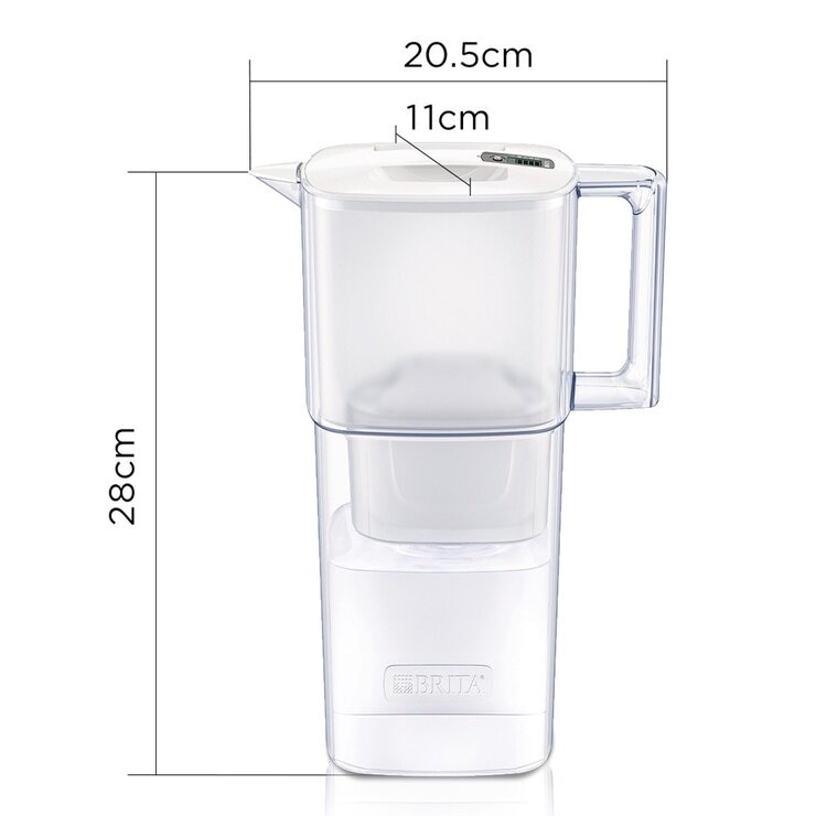 Brita Liquelli Jug 日式簡約純淨濾水壺 2.2公升 附6入 Maxtra Pro 濾芯