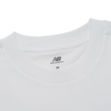 New Balance 男經典 Logo 短袖上衣 白
