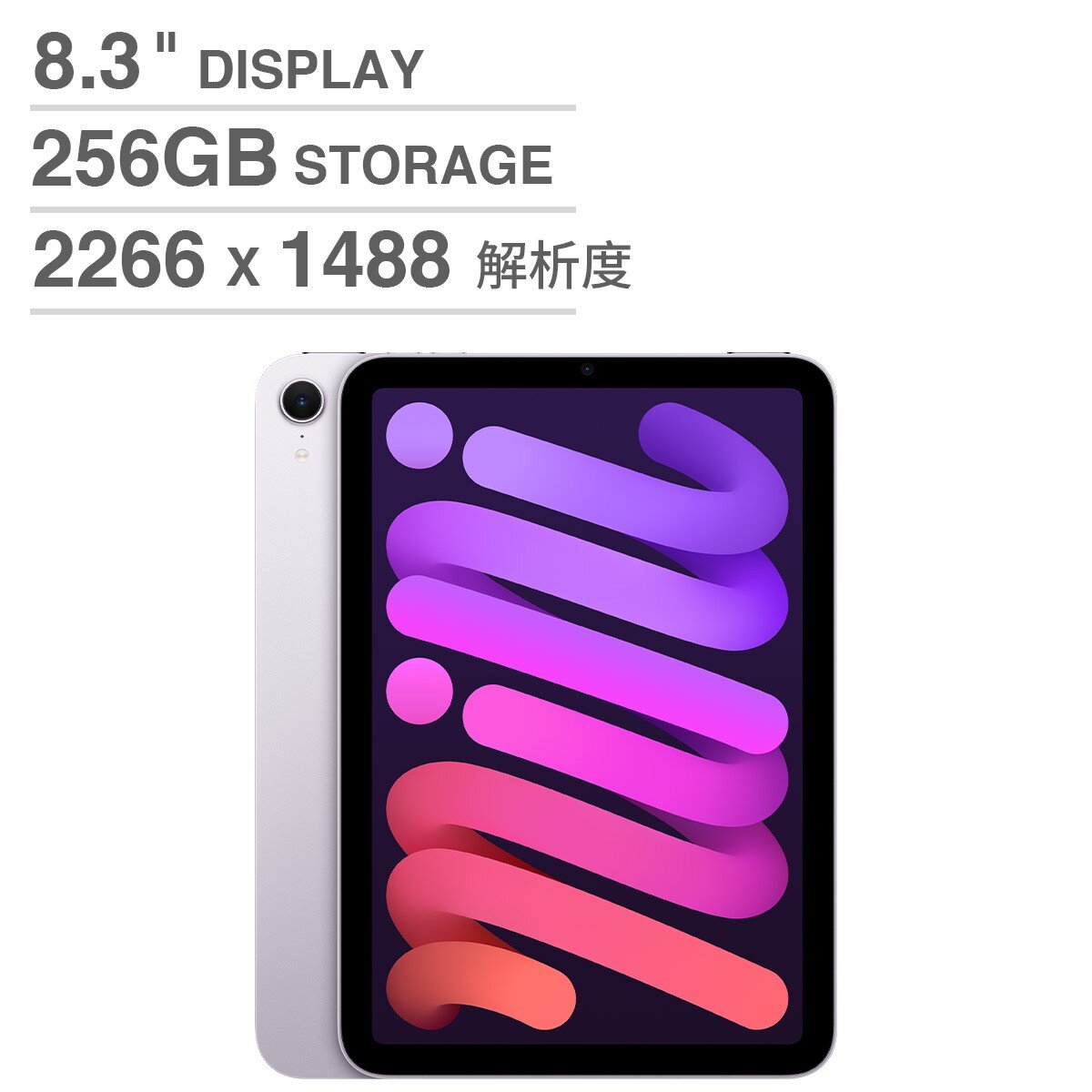 Apple iPad mini (第7代) Wi-Fi 256GB 紫色