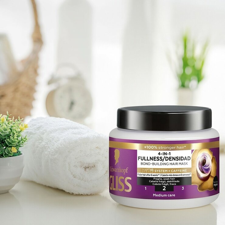 施華蔻 GLISS 4效咖啡因護髮膜 400毫升 X 2入